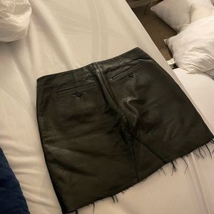 BCBG leather skirt